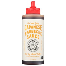Bachan's Hot & Spicy Japanese Barbecue Sauce, Non GMO, 16 Ounces (Pack Of 6)