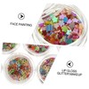 Gadpiparty Shiny Metal Iridescent Sequins Eye Makeup Patches for Nail