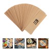 Cabilock Pack of 100 Kraft Paper Cutlery Holders for Celebrations