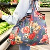 allydrew Large Foldable Tote Nylon Reusable Grocery Bag, Cats &