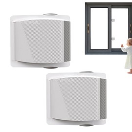 Sliding Glass Door Lock - 2 Pack Sliding Window Door Lock for Child Safety,Security Window Replacement Stopper Device for Bathroom Bedroom Apartment Patio Inside Baby Travel Home