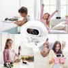 REACHER Kids Alarm Clock with USB Charger, Dimmable Rainbow LED