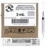 DL Caja De 100 Jeringas 3 mL Con Aguja 22