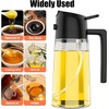 Funklu Ölsprüher für Luftfritteuse 2 in 1, 470 ml Ölsprüher