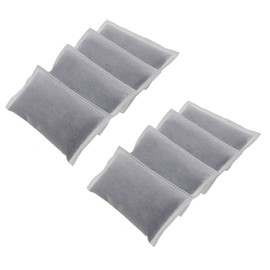 8 Pack Activated Charcoal Odor Absorbing Filter Refill Deodorizer Compatible with iTouchless Trash Cans 8 Gallon and Larger (Large)