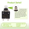 EPLZON 10A Manual Reset Push Button Circuit Breaker 125/250V AC