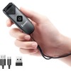 Eyoyo Bluetooth 2D&1D Barcode Scanner, Portable Wireless Mini Barcode Reader