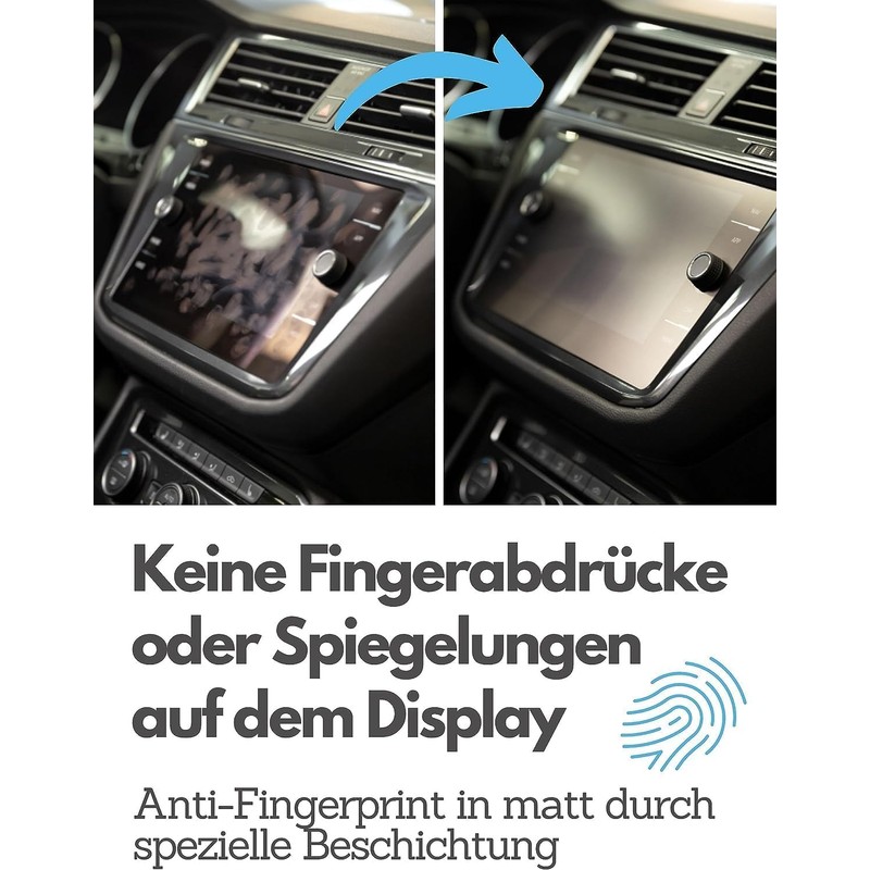 DISSKIN® Screen Protector Compatible with MAN TGE Van Media Business