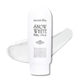 Secret Key Snow White Whitening Milky Pack Mask For Face And Body, 4 Ounce