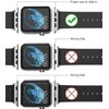 LOOKSEVEN 4 Pack Watch Band Connector Kit Watch Strap with