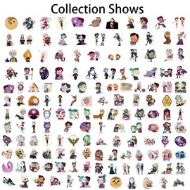 GTOTd The Owl House Stickers (200 Pcs) Gifts Merch Cartoon Party Supplies Vinyl Decor for Laptop Skateboard Guitar Luggage Water Bottle for Teens