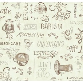 d-c-fix Manhattan Ristretto Oilcloth Tablecloth, Cream, Washable, Waterproof, Indoor and Outdoor, PVC Vinyl Oilcloth, Plastic Tablecloth, Wax Tablecloth, 150 cm x 250 cm, Oval