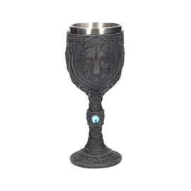Nemesis Now U2501G6 Night Wolf Goblet Goblet 23cm Black