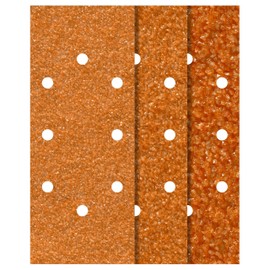 Wolfcraft 1969100 93 x 230mm Sanding Sheets with Corundum 40/ 80/ 120-Grit