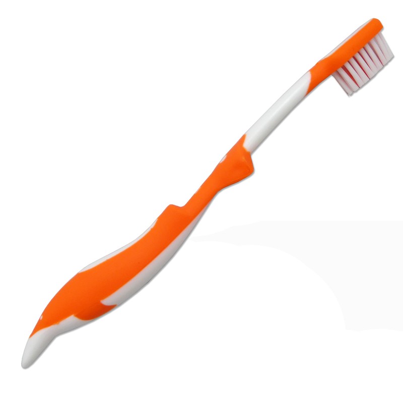 32 Childrens Toothbrushes ~ Bulk Packs Kids Manual Brushes (Dolphin)