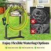TUSPEU Garden Hose Holder,Heavy Duty Freestanding Detachable Storage Reel Stand,Upgraded