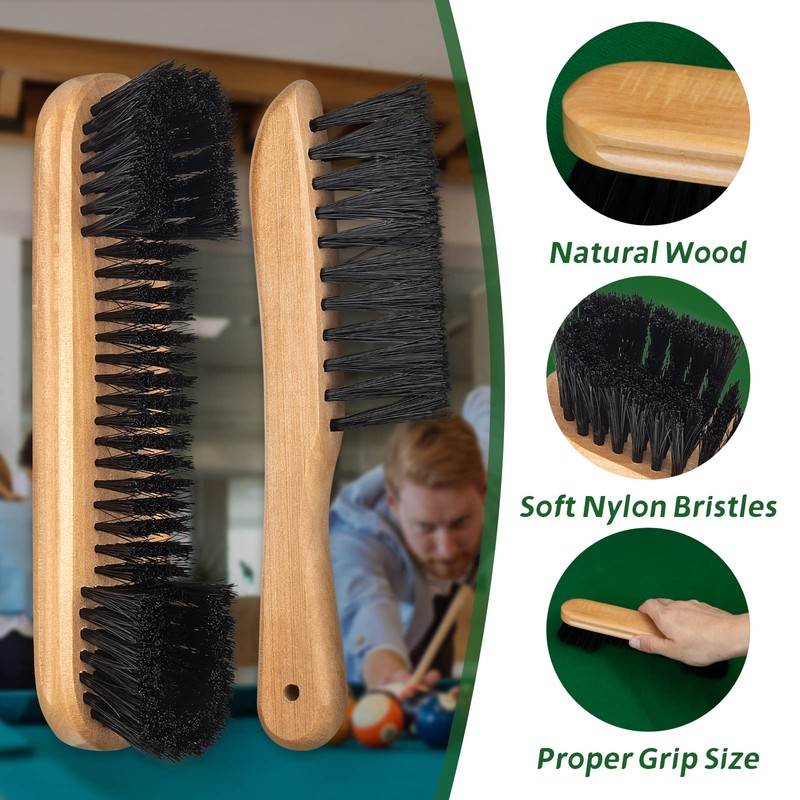 Adhafera Pool Table Brush for Felt, Billiard Brush Set with