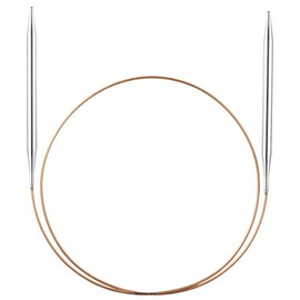 addi Circular Brass Knitting Needle, 80 cm Long, 2.5 mm Thick, Various Sizes