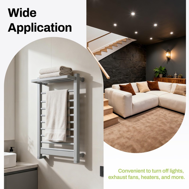 BN-LINK Countdown Digital Wall Timer Switch for Exhaust Fan with