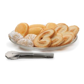 RSVP International Endurance Kitchen Utensil Collection Stainless Steel Locking Tongs for Cooking, Small, 6-1/2-Inch