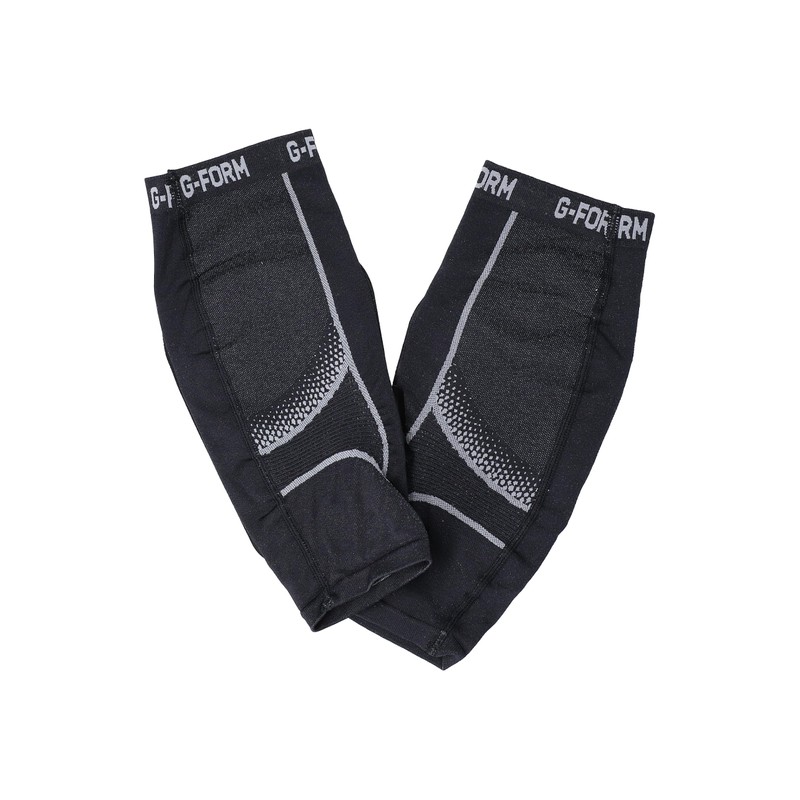 G-Form Pro-S Elite 2 Football Shin Guards, Black/Silver, Adult Medium