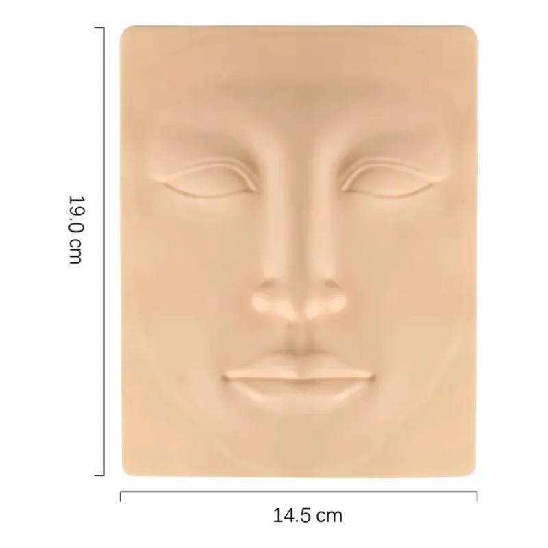 2 Piel Sintética De Látex 3d Para Practicar Microblading
