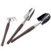 Hemoton Handheld Garden Tool Set 3 Pieces Mini Rake Shovel