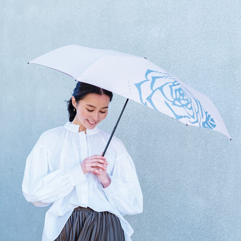 mabu SMV-41002 Women's Folding Umbrella, UV Protection, For Both Sunny