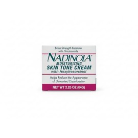 Nadinola Moisturizing Skin Tone Cream with Niacinamide and Hexylresorcinol 2.25 Oz