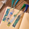 Snycler Artists Oil Painting Hollow Metal Bookmarks with The Fringe,