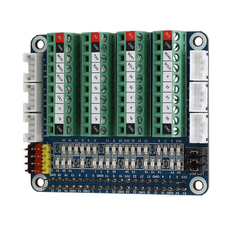 Sensor Expansion Board for 4B 3B CM4 PCF8591 LED GPIO