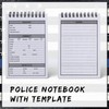 Teling 24 Packs Public Safety Police Field Interview Notebook Report