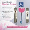 Pink Radar Disabled Toilet Key with Pink ID Card |
