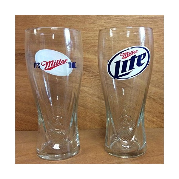 Miller Lite "It's Miller Time Signature Beer Pint Glass