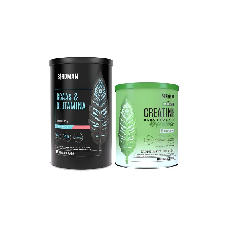 Birdman Creatina Electrolitos Magnesio Bcaas Con Glutamina