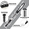 Rollerball Pens Black Ink, 16 Pack 0.5mm Black Gel Pens,