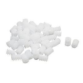 uxcell Plastic RC Model Motor Shaft Slow Down Worm Gear 2mm x 6mm x 8mm 50pcs