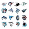 Gatuida 100 Sheets Shark Cartoon Sticker Decorative Scrapbook Decals for