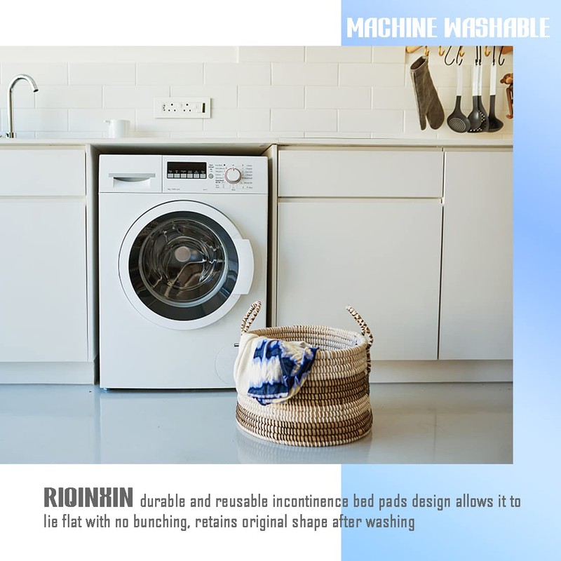 RIQINXIN 2-Piece Waterproof Sheets, Nursing, Waterproof, Cushion, Absorbent, Nursing, Bedwetting