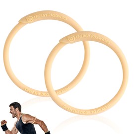 Lyreh 2pcs Patella Tendon Knee Band, 2 Sizes Silicone Patella Tendon Support Strap Knee Bands for Injuries Prevention for Running Hiking Basketball