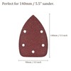 Kozelo Pack of 25 Mouse Sander Detail Sandpaper - [40