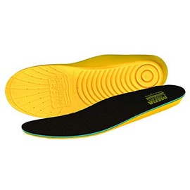 MEGAComfort PAM-M89 - Plantilla antifatiga para hombre, capacidad y volumen, espuma, para 8 a 9 mujeres, 10 a 11, color amarillo y negro