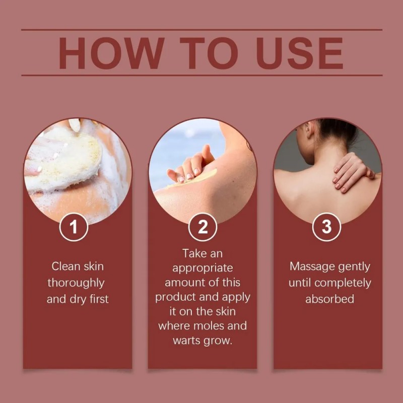 Pomada Eliminadora De Lunares Y Crema De Tratamiento Para El