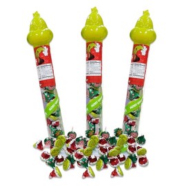 Snackivore Grinch Hershey Kisses Candy Filled Candy Canes 3 Pack of Hershey Kisses Christmas Candy, Hershey Holiday Kisses, Grinch Kisses Candy, Grinch Candy
