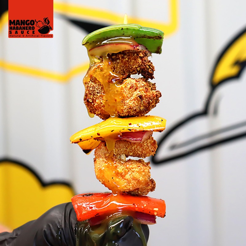 Mr Wings Mango Habanero Sauce 1 Gallon (128 Fl Oz).