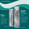 Oceanfoam Tsunami Roller (Black Marbled) - Soft, Textured Foam Roller