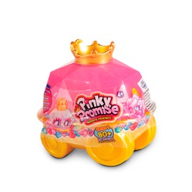 Bizak Pinky Promise Real Carriage with Hair Clips and Collectable Gemstones. There are up to 84 different gemstones, gemstones measure 3 cm (64320002)