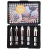 zmart Bolt Extractor 0#1#2#3#4# 5pcs HSS HEX 6.35mm Screw Removal Impact Driver Bolt Extractor 0#1#2#3#4# Set of 5 HSS HEX 6.35mm Screw Removal Impact Driver