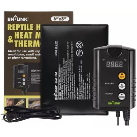 BN-LINK Durable Reptile Heating Pad 6X8 with Digital Thermostat