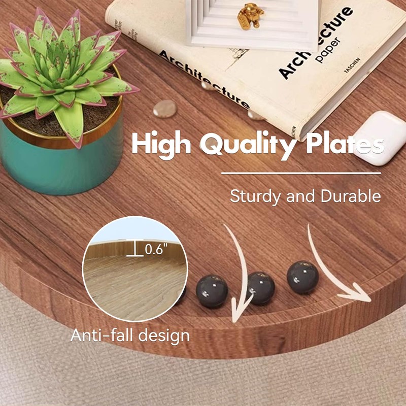 Wall Mounted Folding Table Small Folding Desk Round Foldable Wall